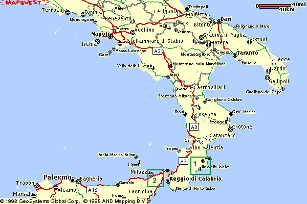 South Map Southern Italy One Week In Southern Italy Follow In Our