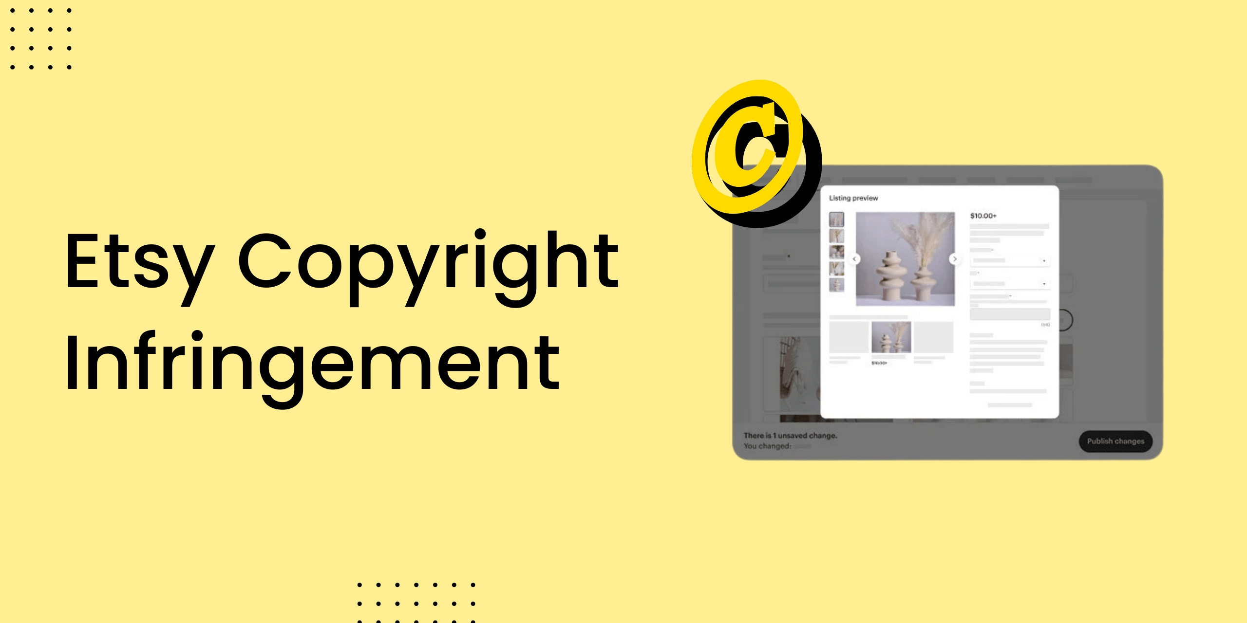Etsy Copyright Infringment