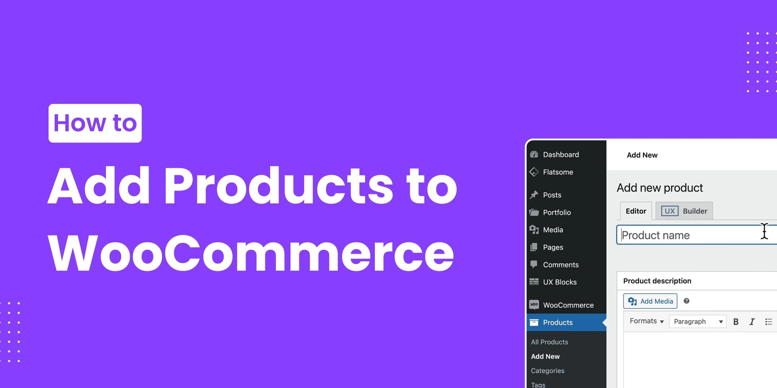 how to Add Products to-WooCommerce