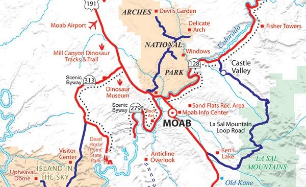 Moab Map Out Of Chicago Moab Map 