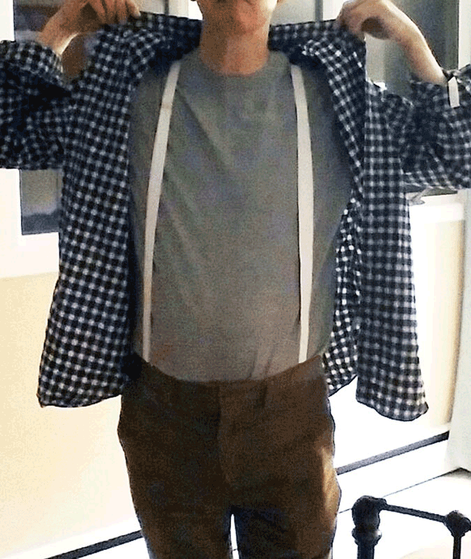 Suspunders: invisible suspenders that go under your shirt