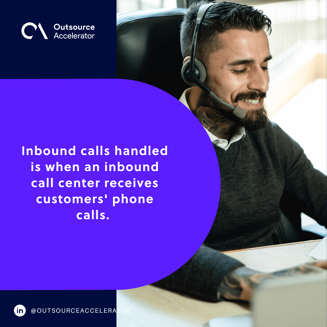 Inbound calls handled