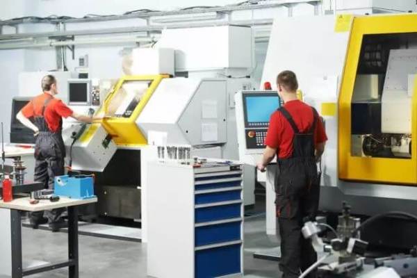 CNC machining workshop
