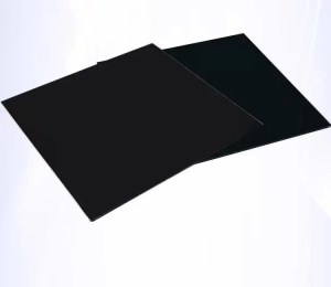 black ABS plastic