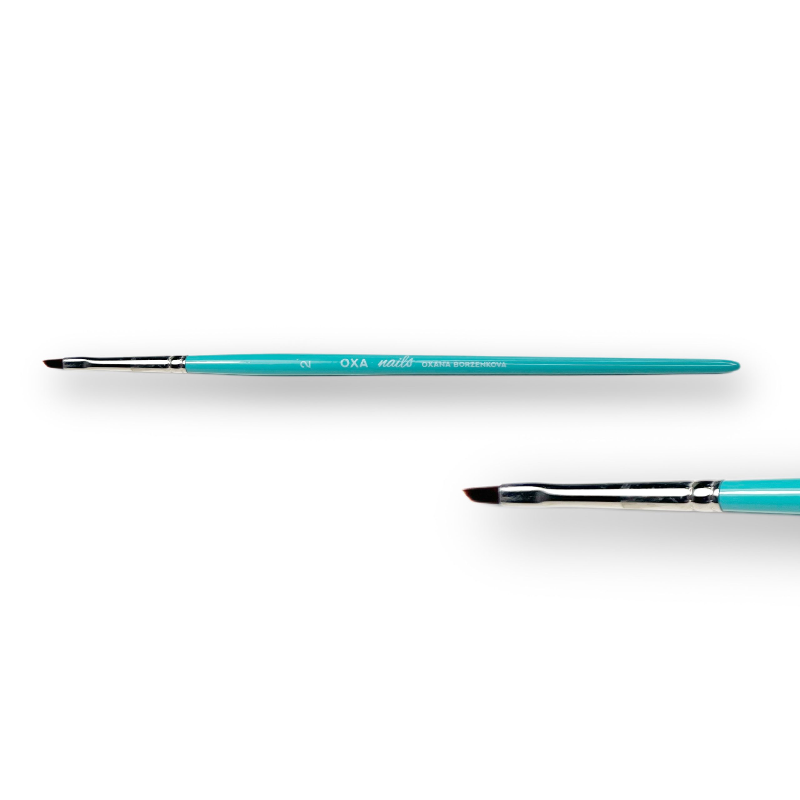 Pennello sintetico obliquo no. 2 Nail Art - Tecnica One stroke by Oxana Borzenkova