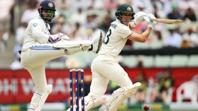 Australia made a good start in the Melbourne Test, debutant Constas scored a half century