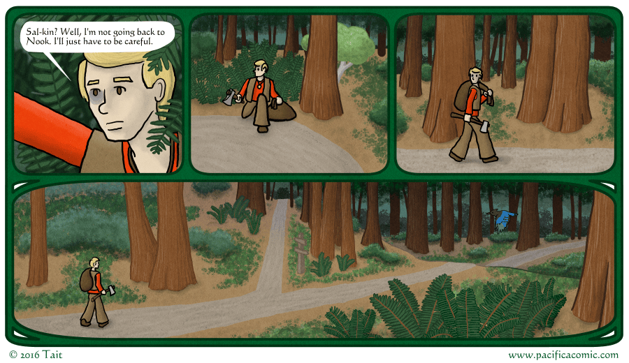 Gavin continues on his journey.