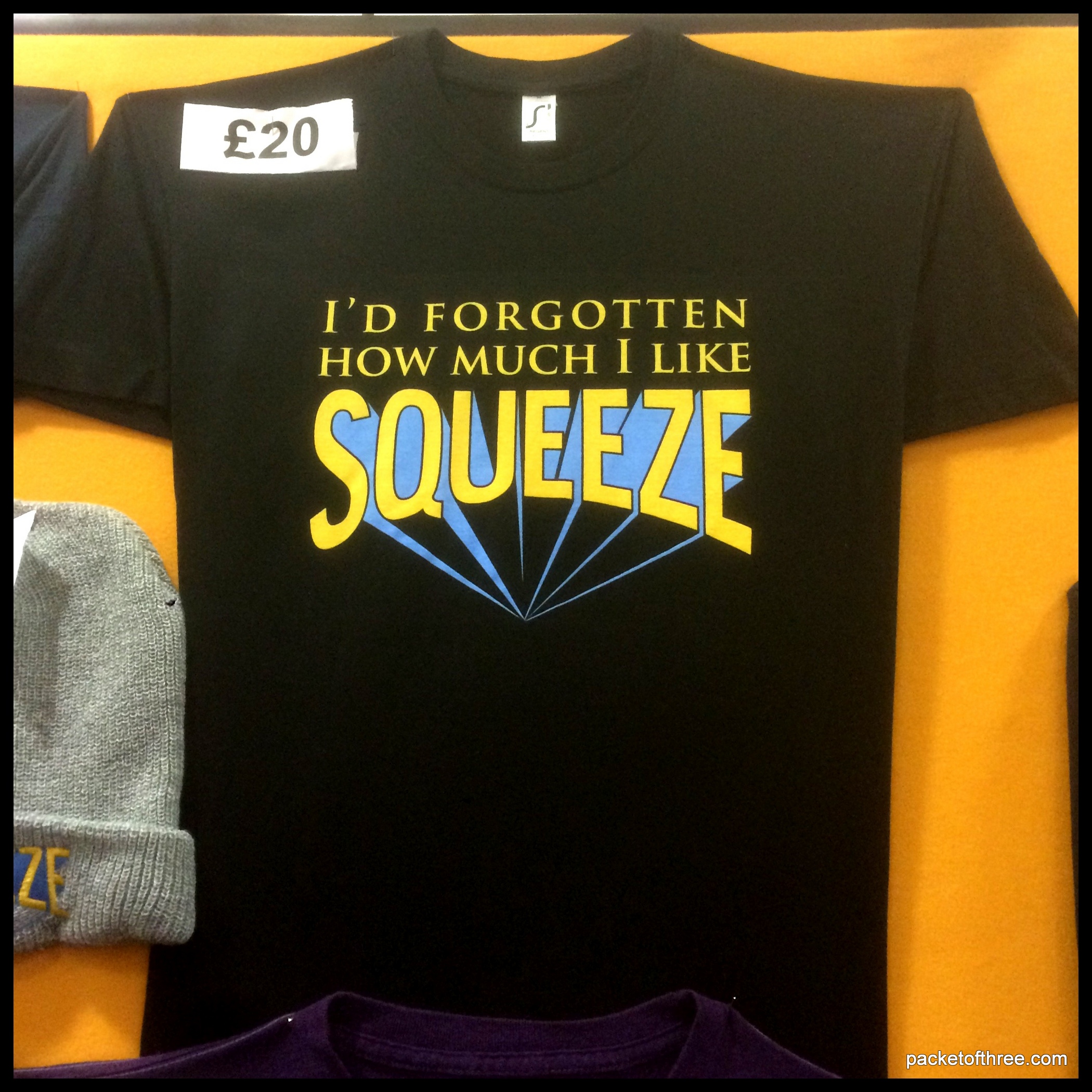Cradle To The Grave tour 2015 - Squeeze Merchandise