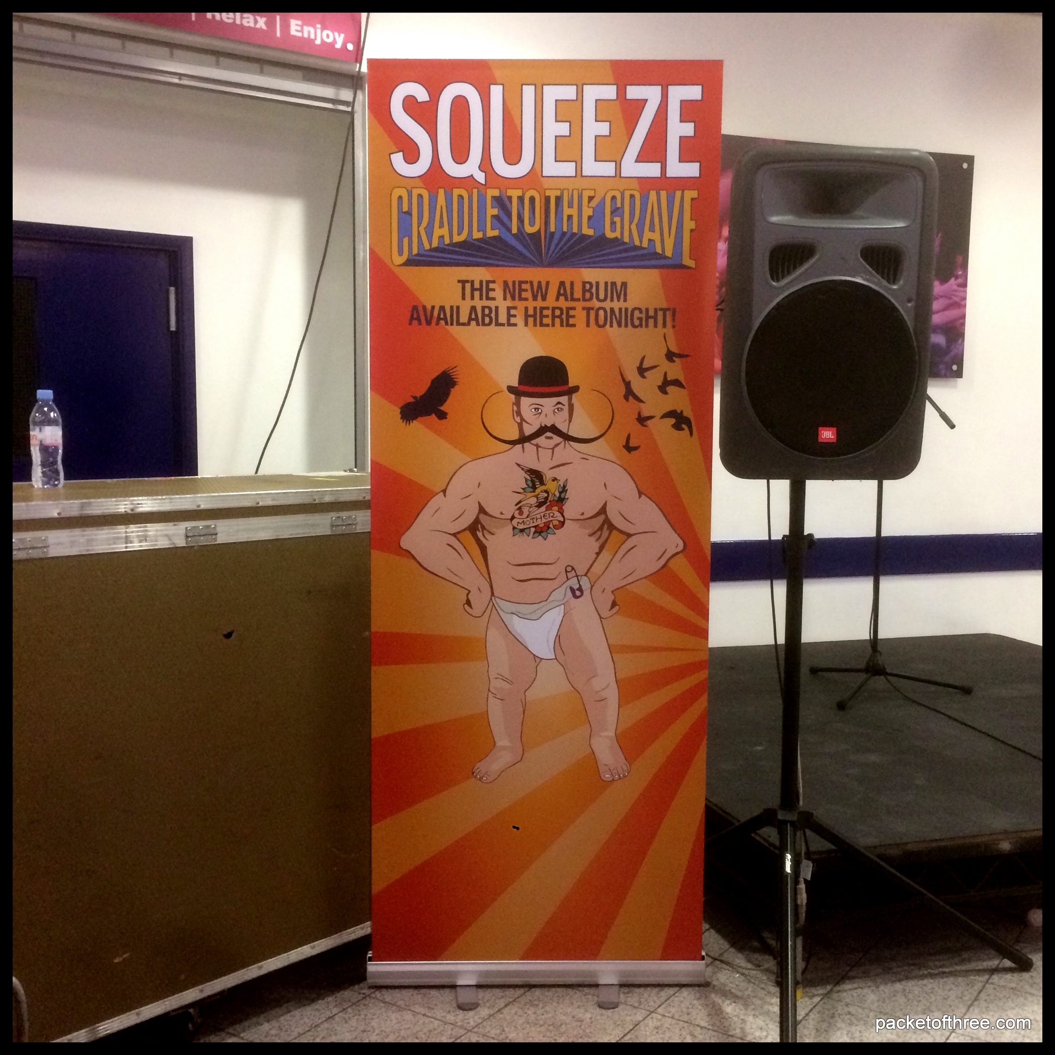 Cradle To The Grave tour 2015 - Squeeze Merchandise