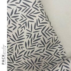 Geschenkpapier 'Into the woods' schwarz | beige