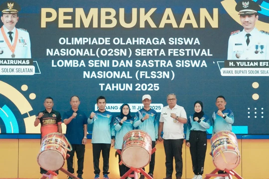 O2SN dan FLS3N 2025 Resmi Dibuka di Solok Selatan: Usung Talenta Hebat, Ekspresi Seni, dan Karakter Unggul