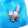Persian Cat Pin Badge – Pageant Pewter