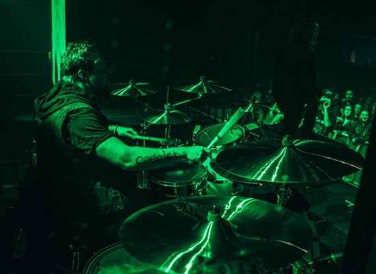 Anton Roos Drummer - Gradient Pattern Collection - 4K Quality