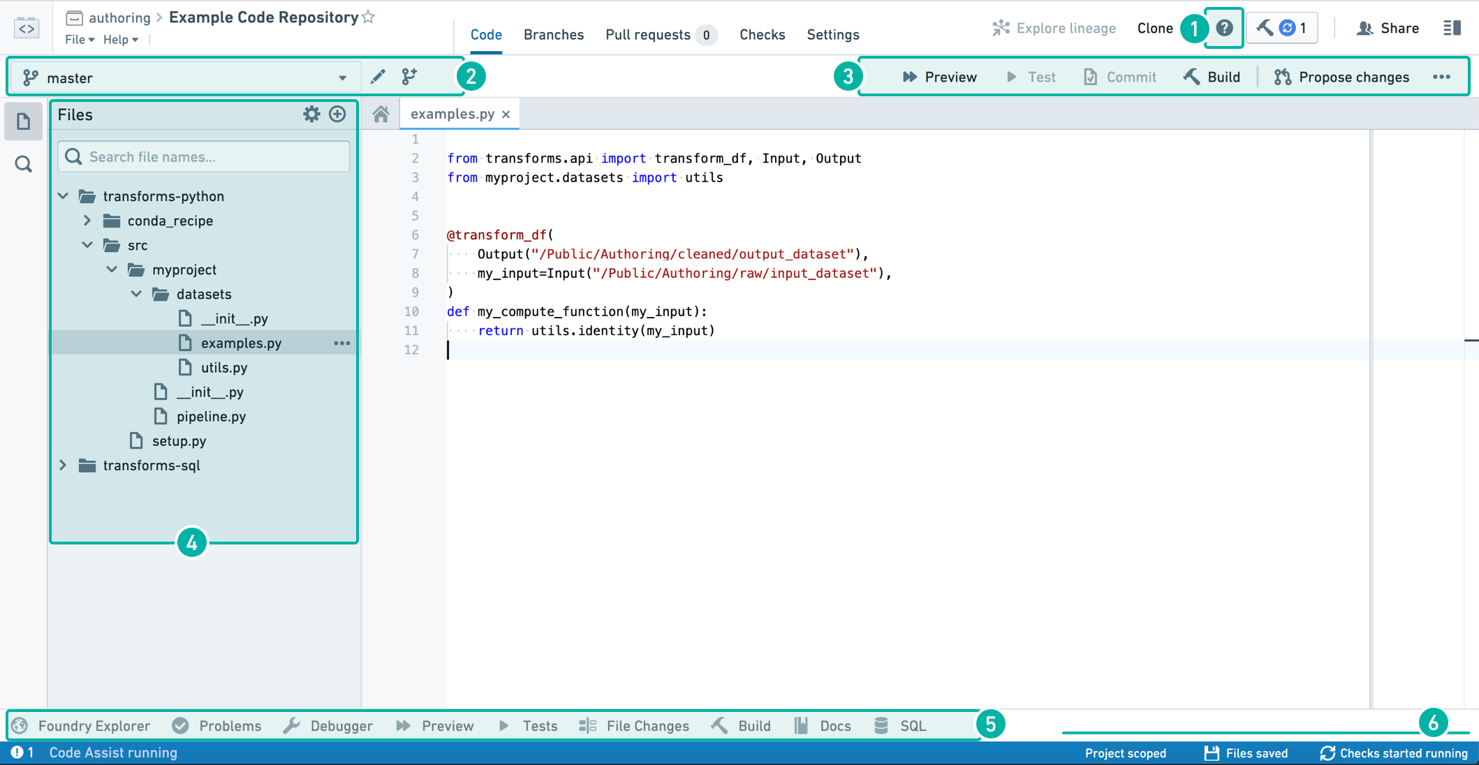 Code Repositories • ナビゲーション • Palantir