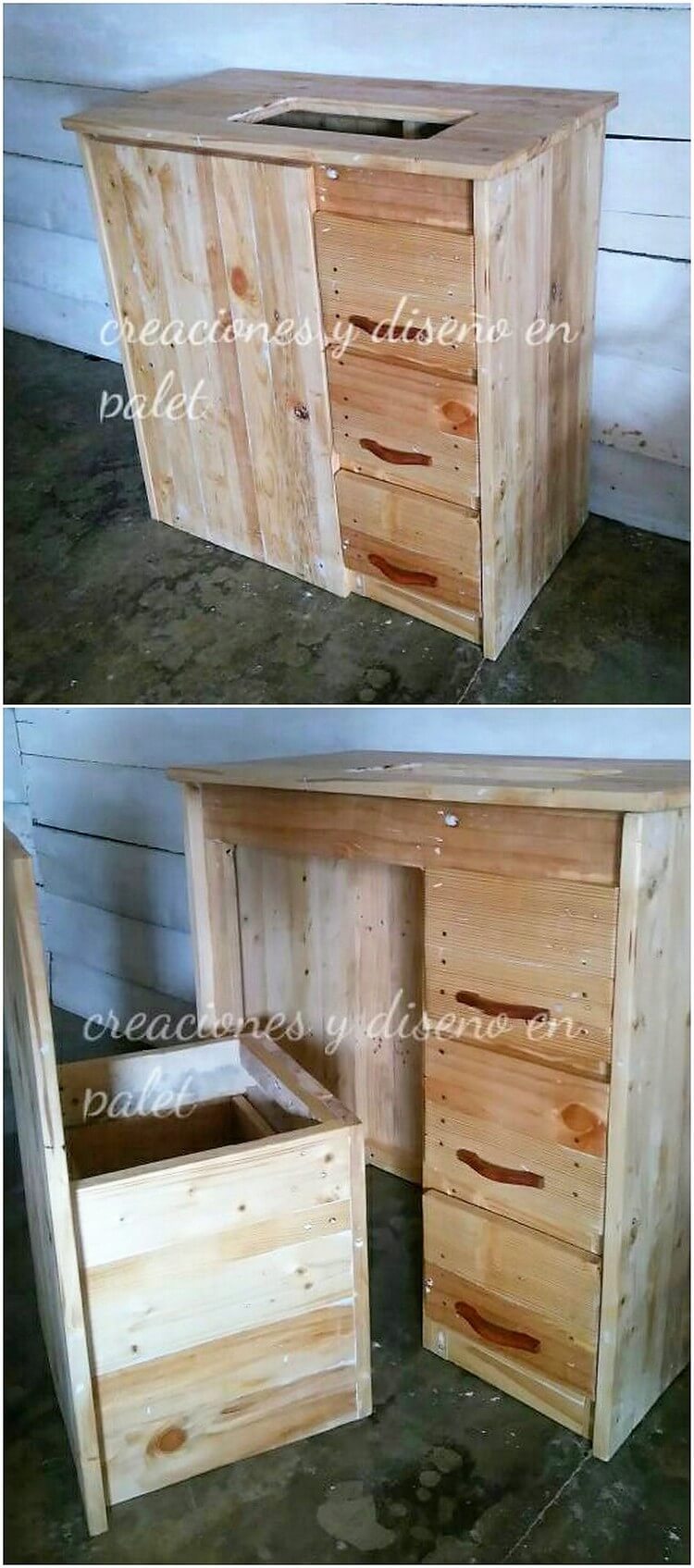 Pallet Chair With Small Table On Garden For Kids Palletchairs Chair Garden Kids Pallet