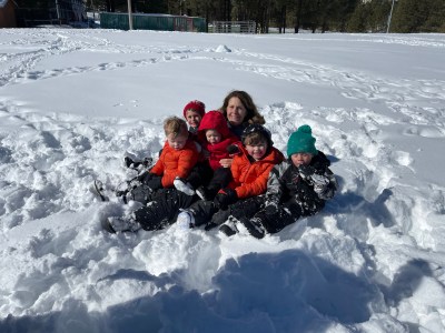 Noni with kids