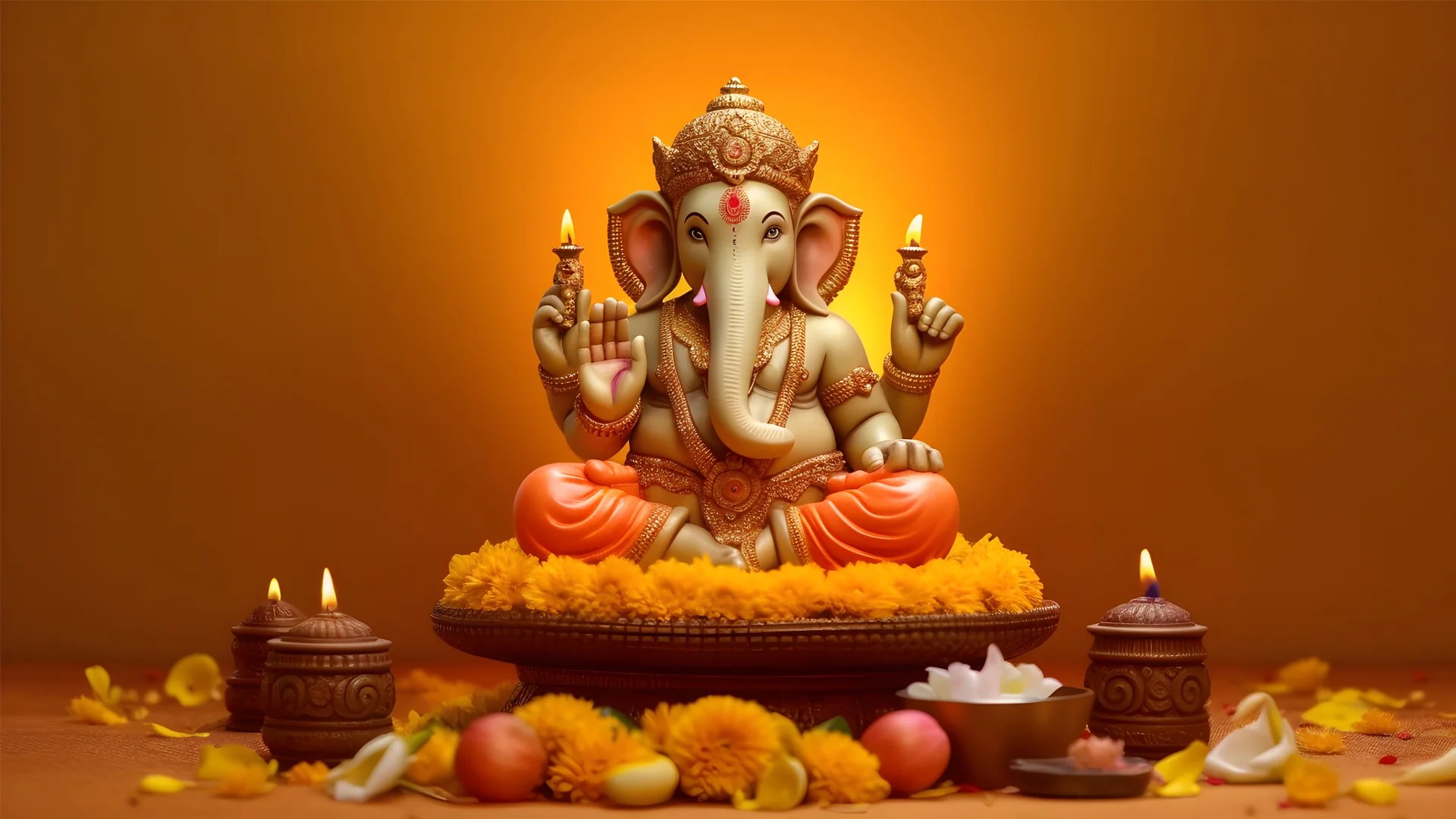 Lord Ganesh, Marble Moorti Made by Narendra Pandey of Pandey Moorti Jaipur