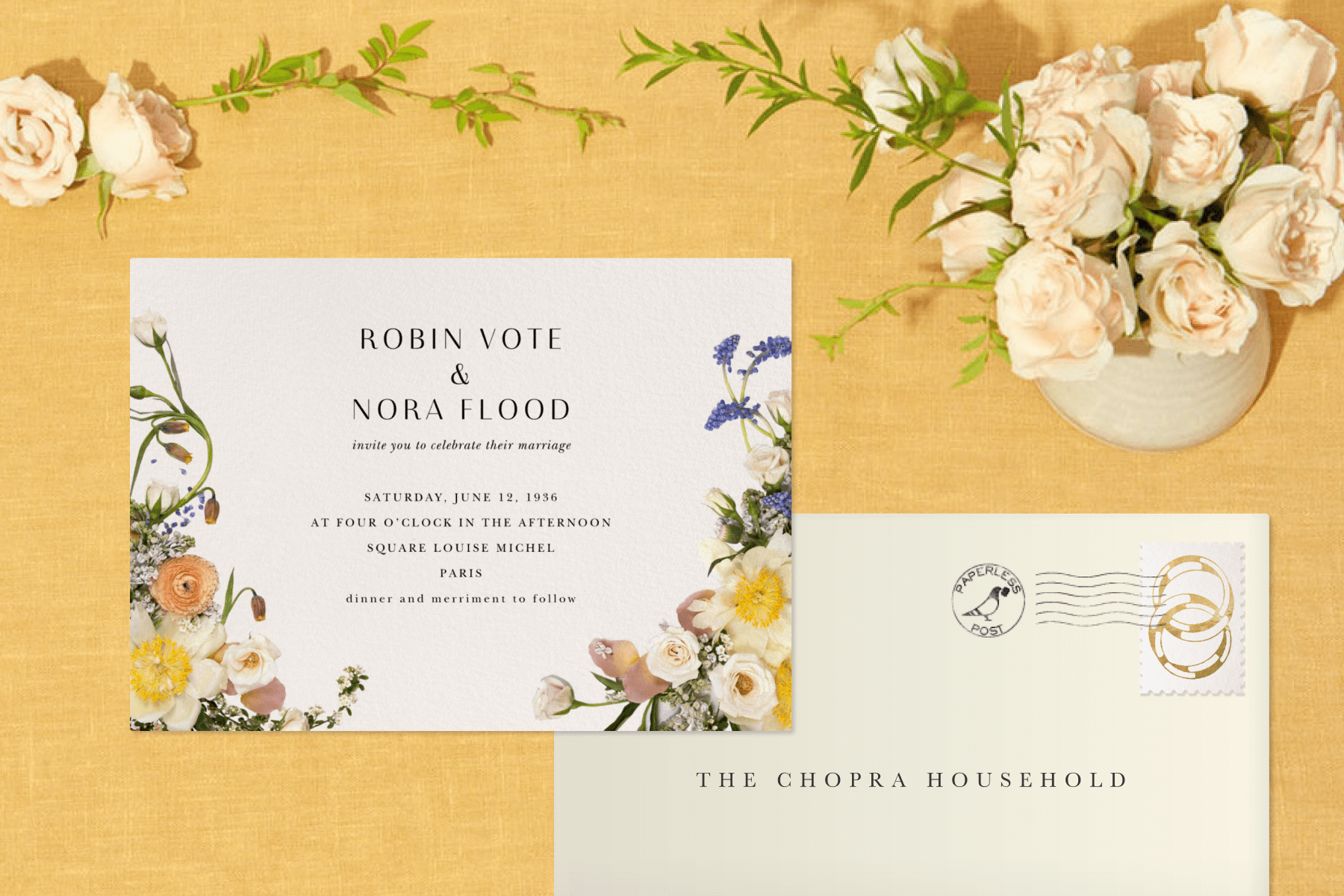 Etiquette addressing wedding invitations examples