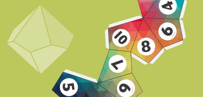 10 sided dice template paperzip