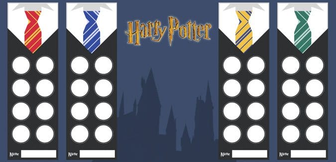 harry potter bookmarks free classroom