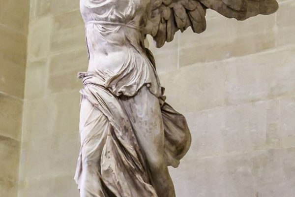 The Winged Victory of Samothrace, also called the Nike of Samothrace. Louvre, Paris, France