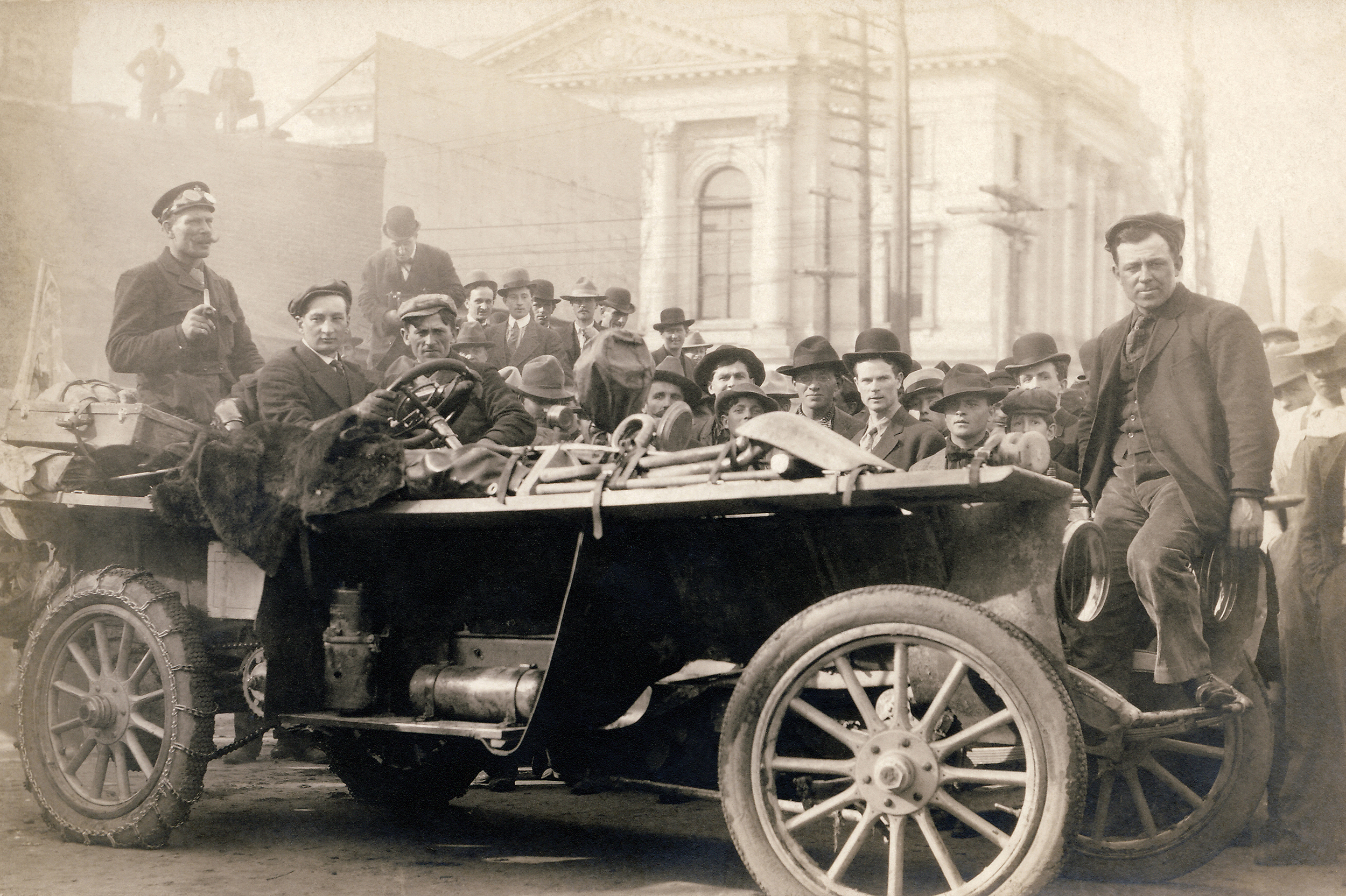 Historian revs up a lecture about the 1908 New York-to-Paris auto