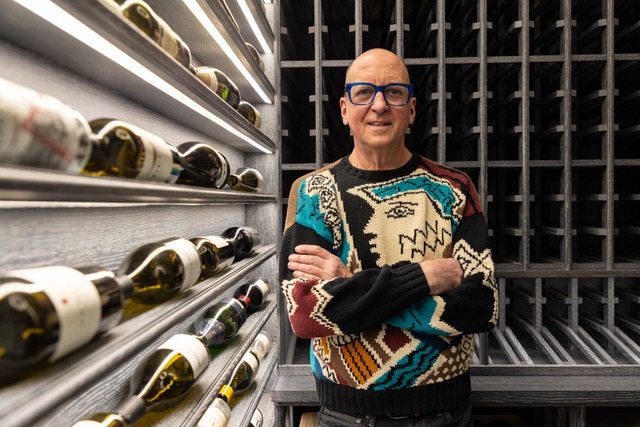David Spon brings his craft to Mountain Wine Storages new cellar