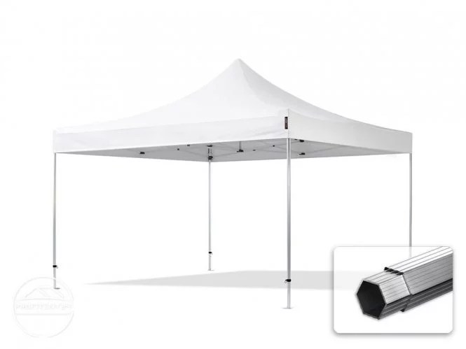 Partytent 4x4 (hoog model), professioneel, volledig PVC Party Purmerend