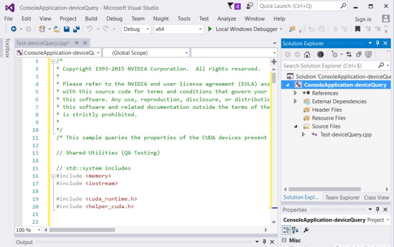 Checking Cuda Installation In Ms Visual Studio 2015 - Classic 8K Gradient Arts | Free Download