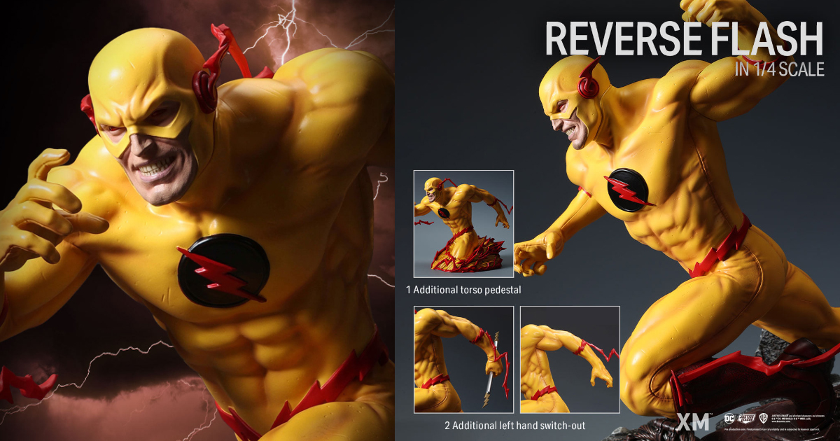 XM Studios: DC Comics Premium Collectibles - Reverse Flash - Passion4Fun
