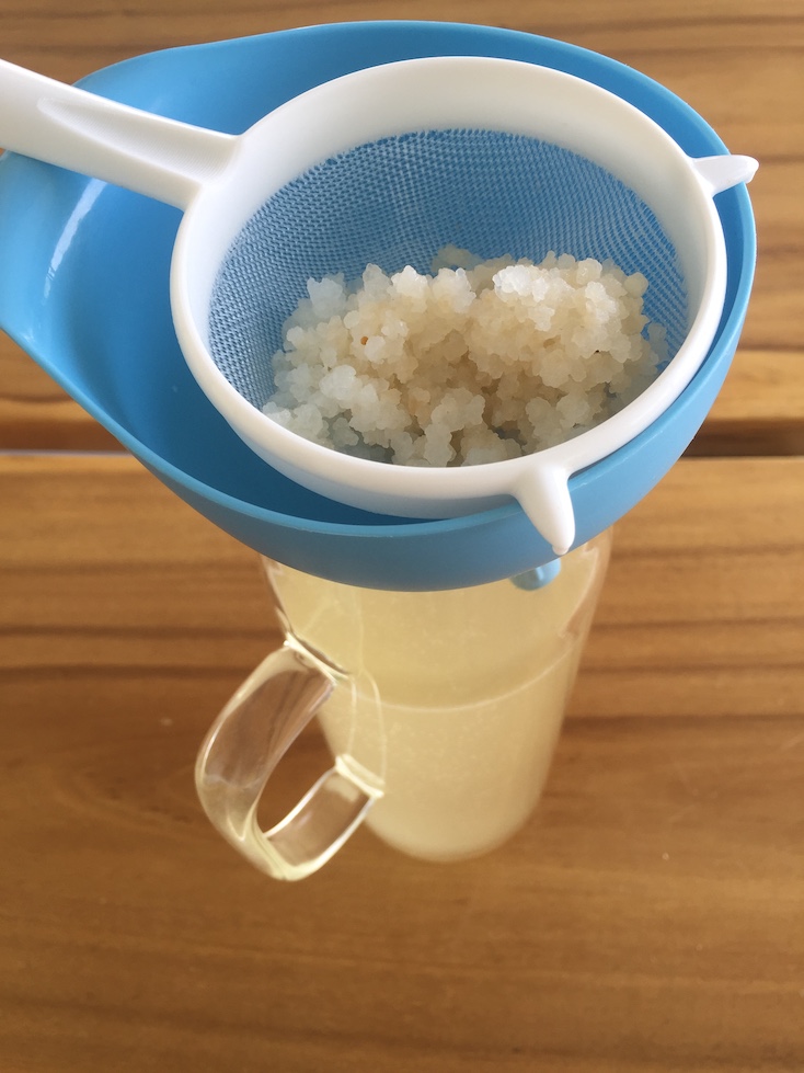 Filtrage après 1ere fermentation