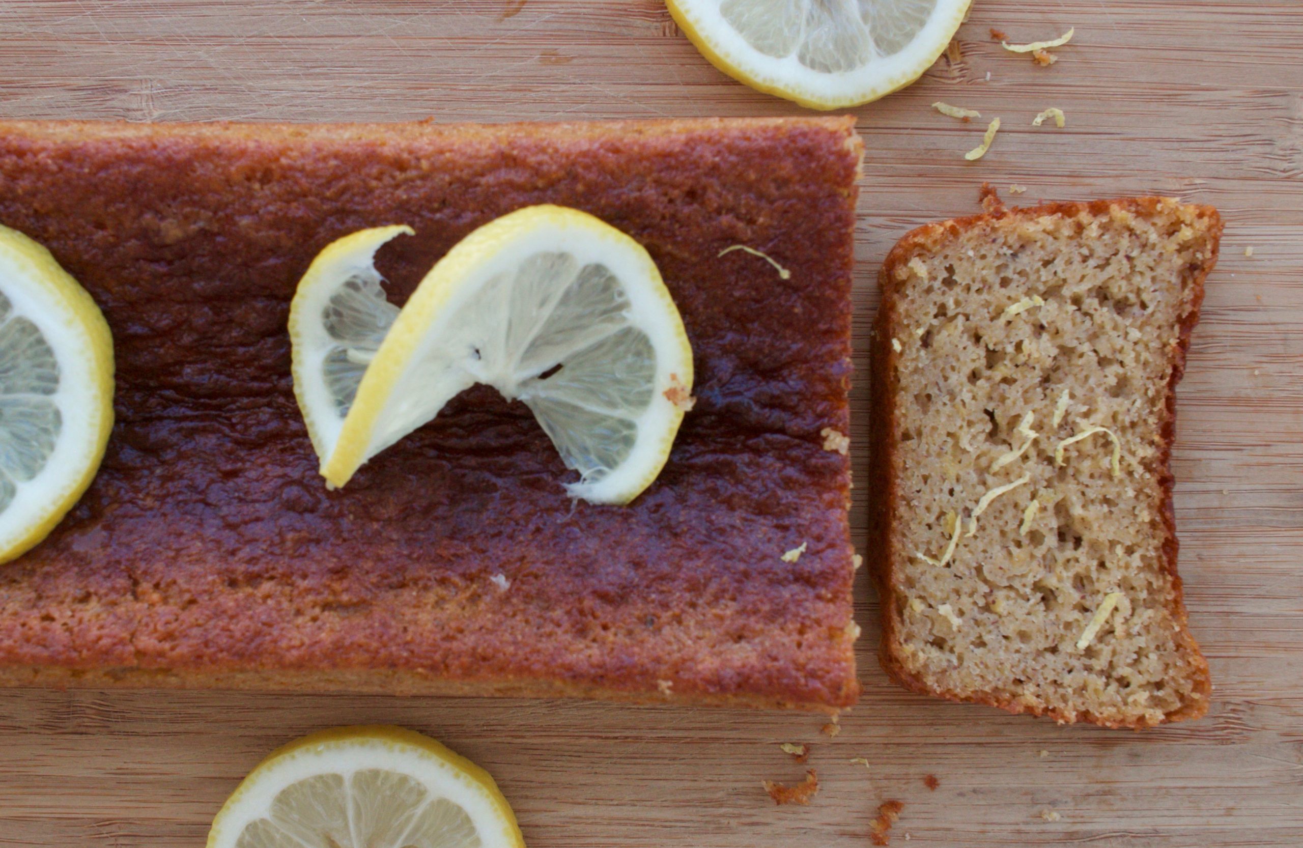 Gâteau de polenta au citron