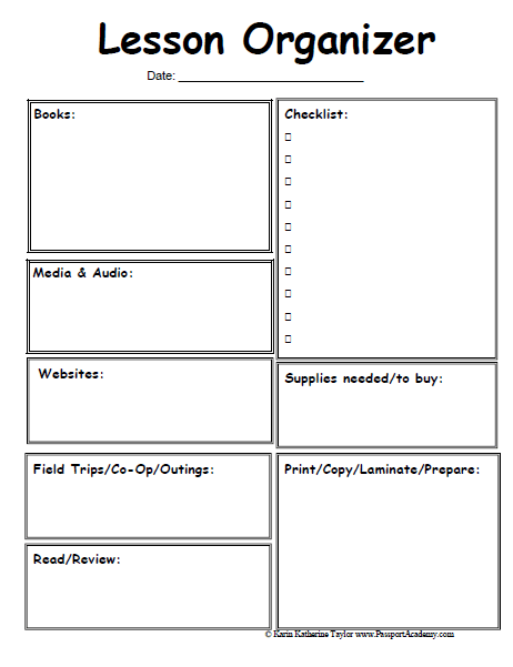 Homeschool mom blog with free printables, curriculum, preschool, and more! Homeschool Lesson Planner Pages