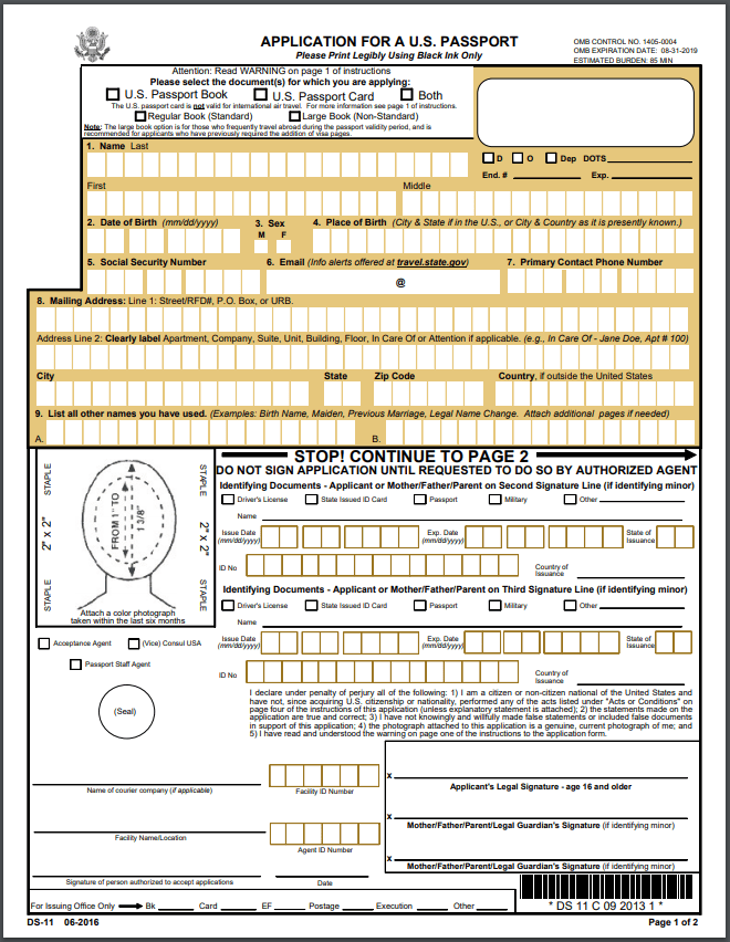 Ds 11 Form Printable Printable Free Templates Ds 11 Form 
