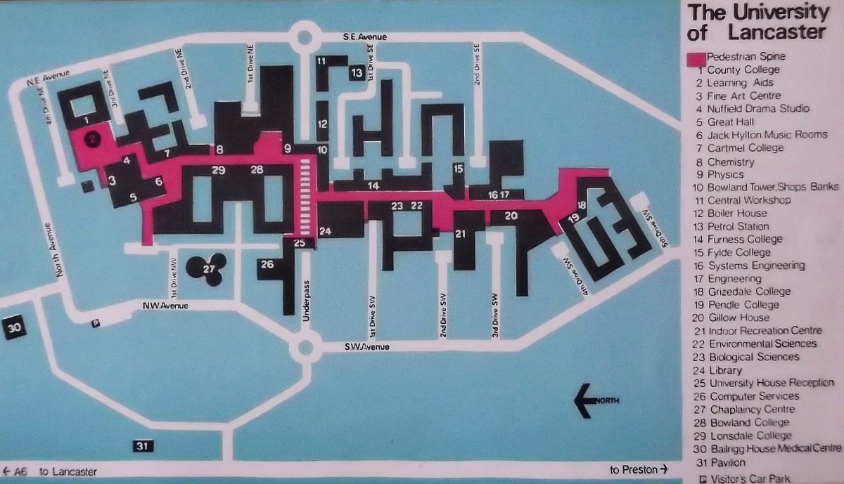 Lancaster University Images 1975 7 Campus Planb 