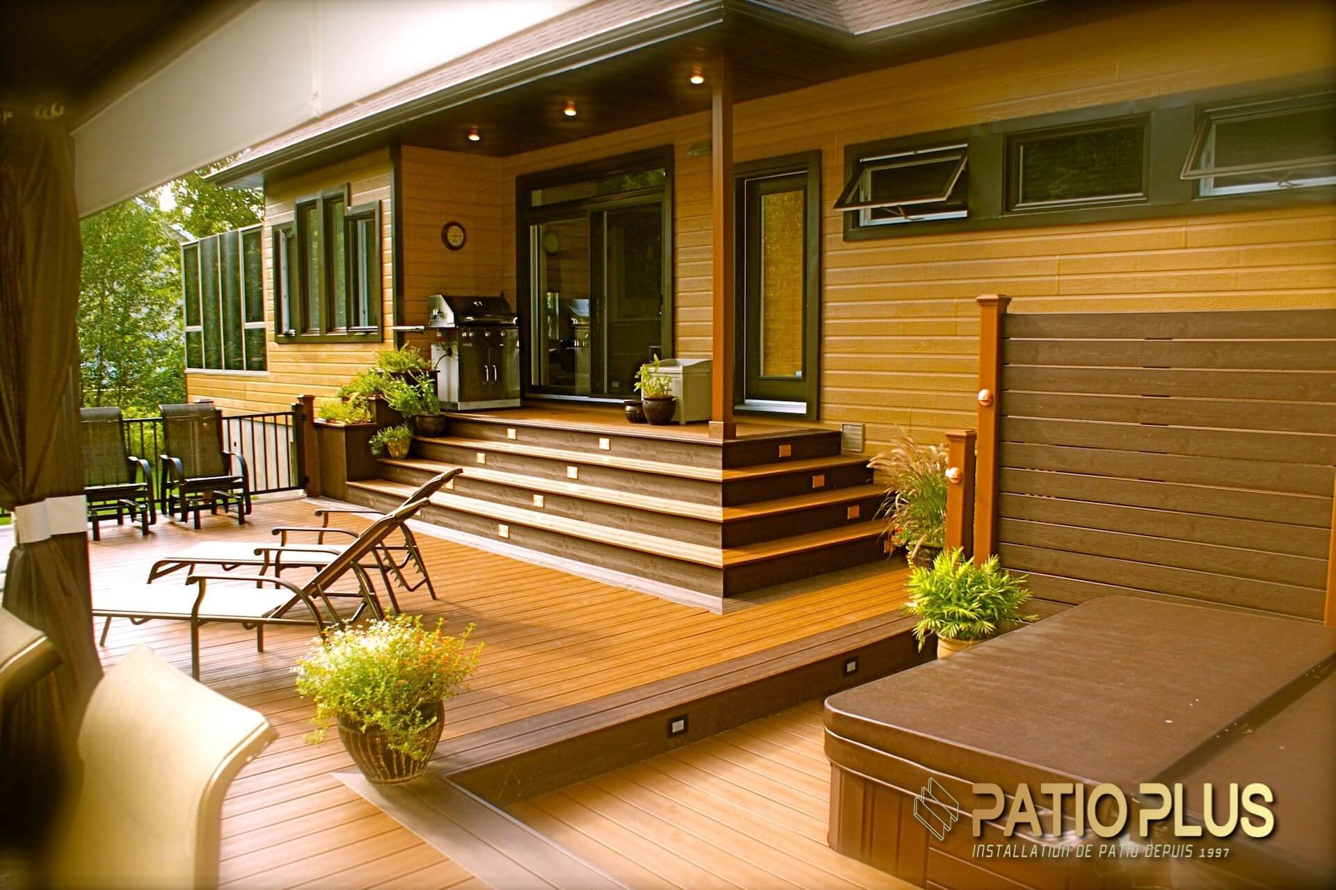 Patio Plus Installation De Patio Trex Timbertech Patio Composite Sans Entretien