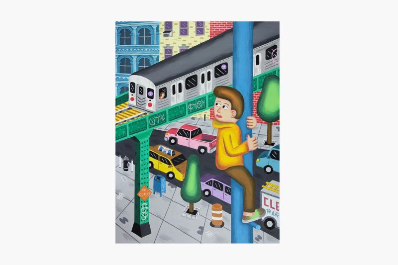 Andy Rementer 7 Train Patrick Parrish - Vintage Textures - Ultra HD Ultra HD Collection