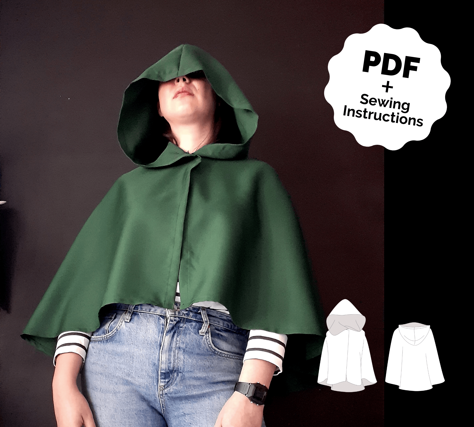 Shingeki no kyojin cloak pattern