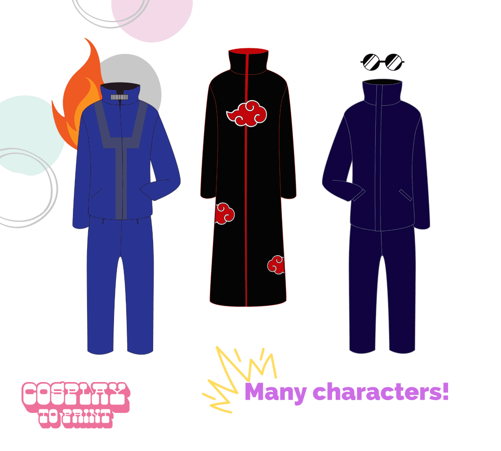 Akatsuki cloak pattern
