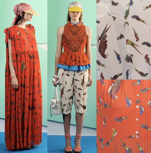 Kenzo Parrot Toss Textile