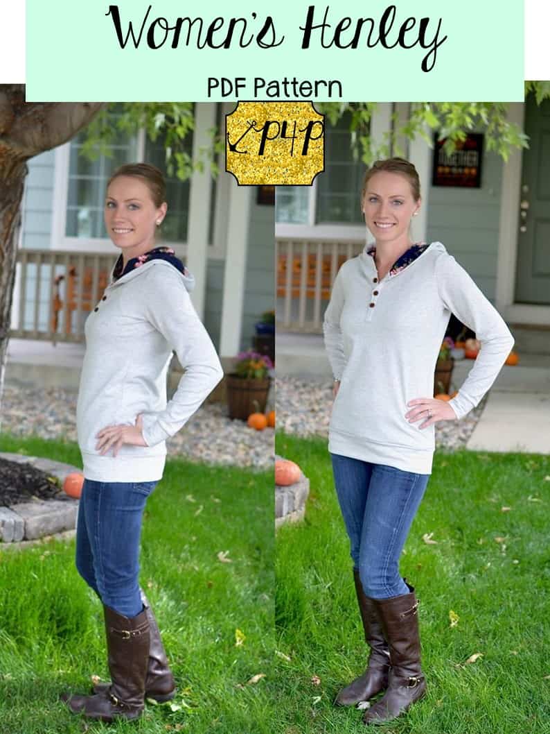 Women's Henley Patterns for Pirates