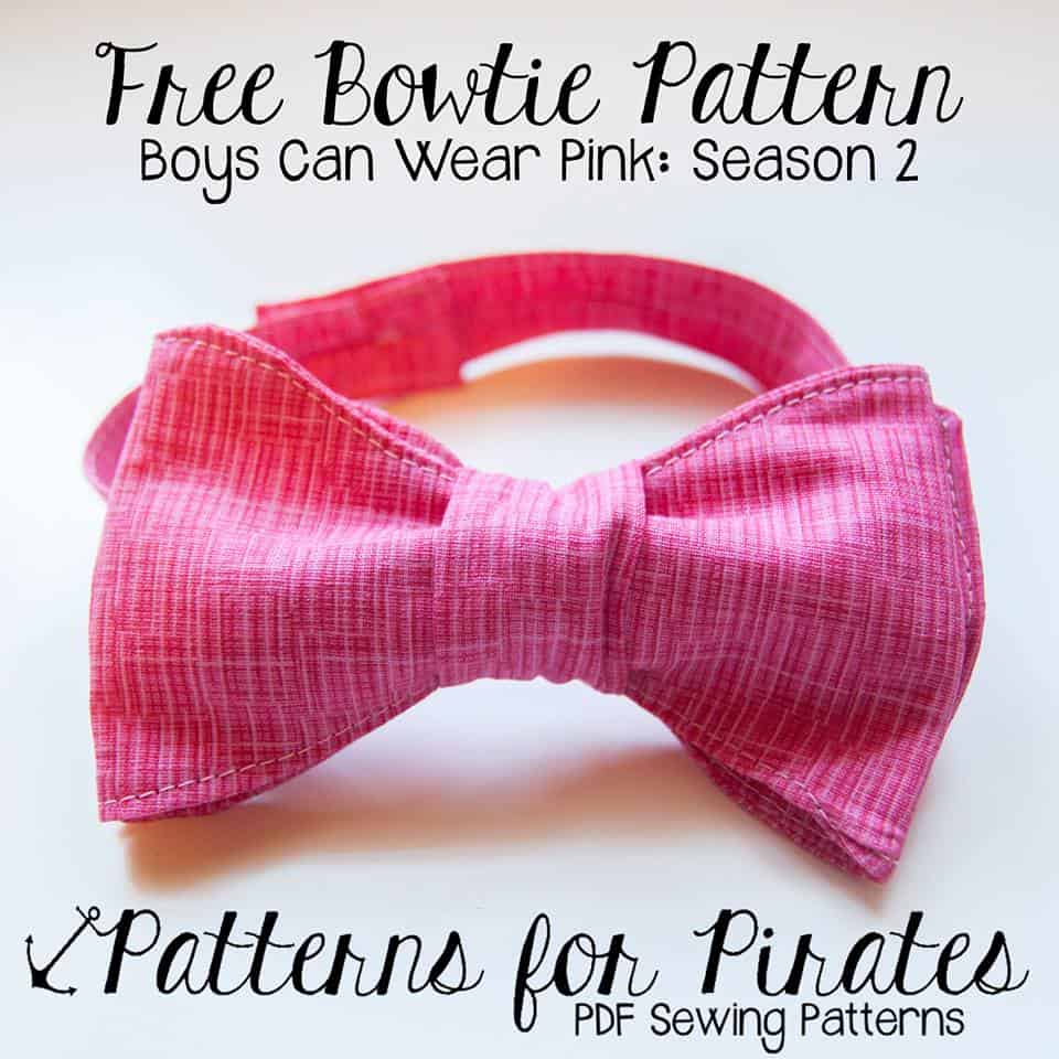 free boys bowtie patterns for pirates