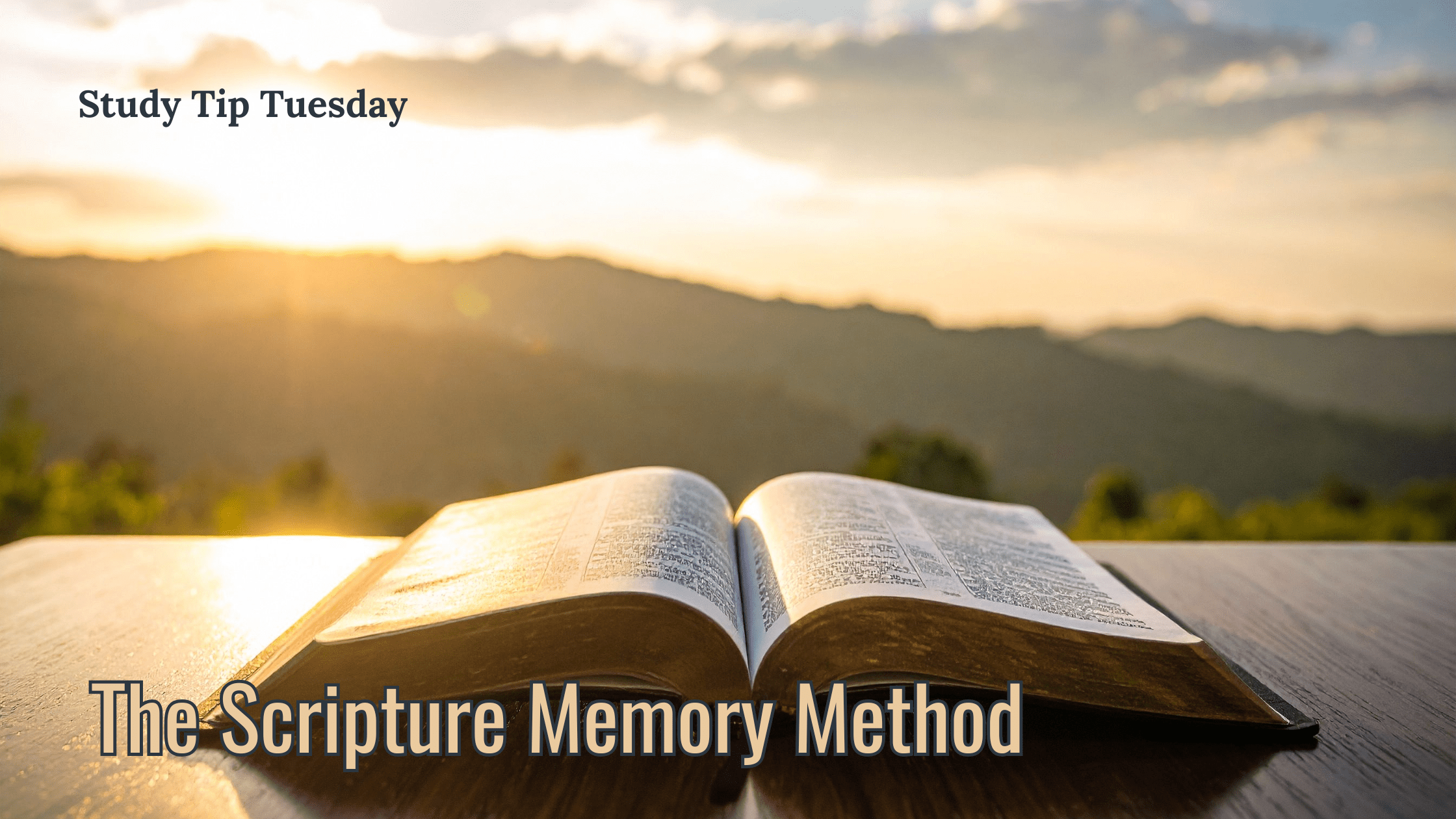 STT: The Scripture Memory Method