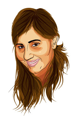 Vector portrait