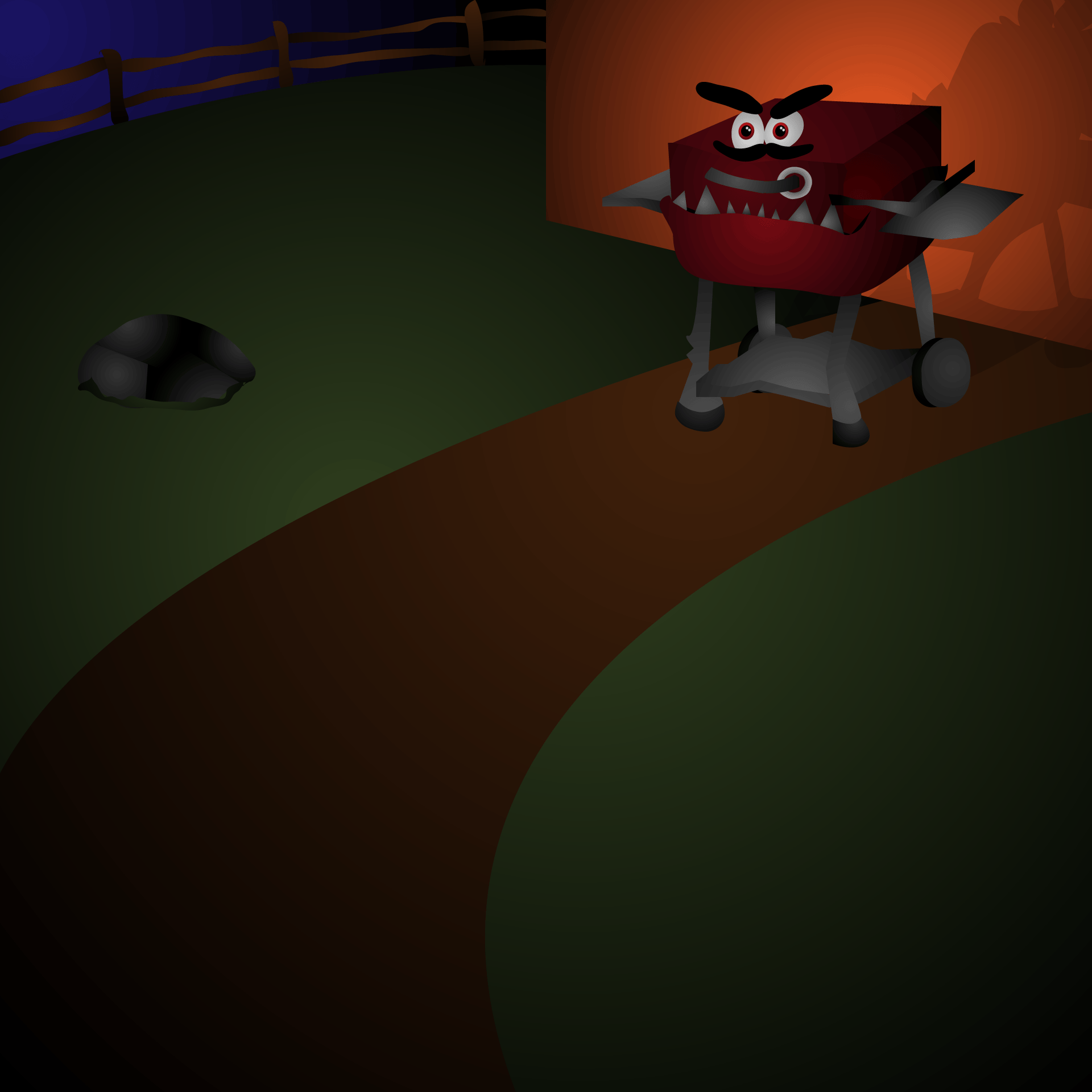 Evil Barbecue Side View