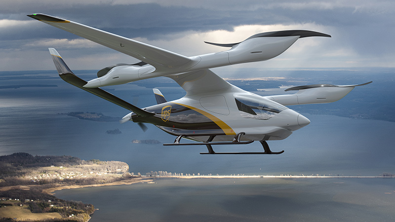 UPS makes strides in sustainability with electric aircraft ...