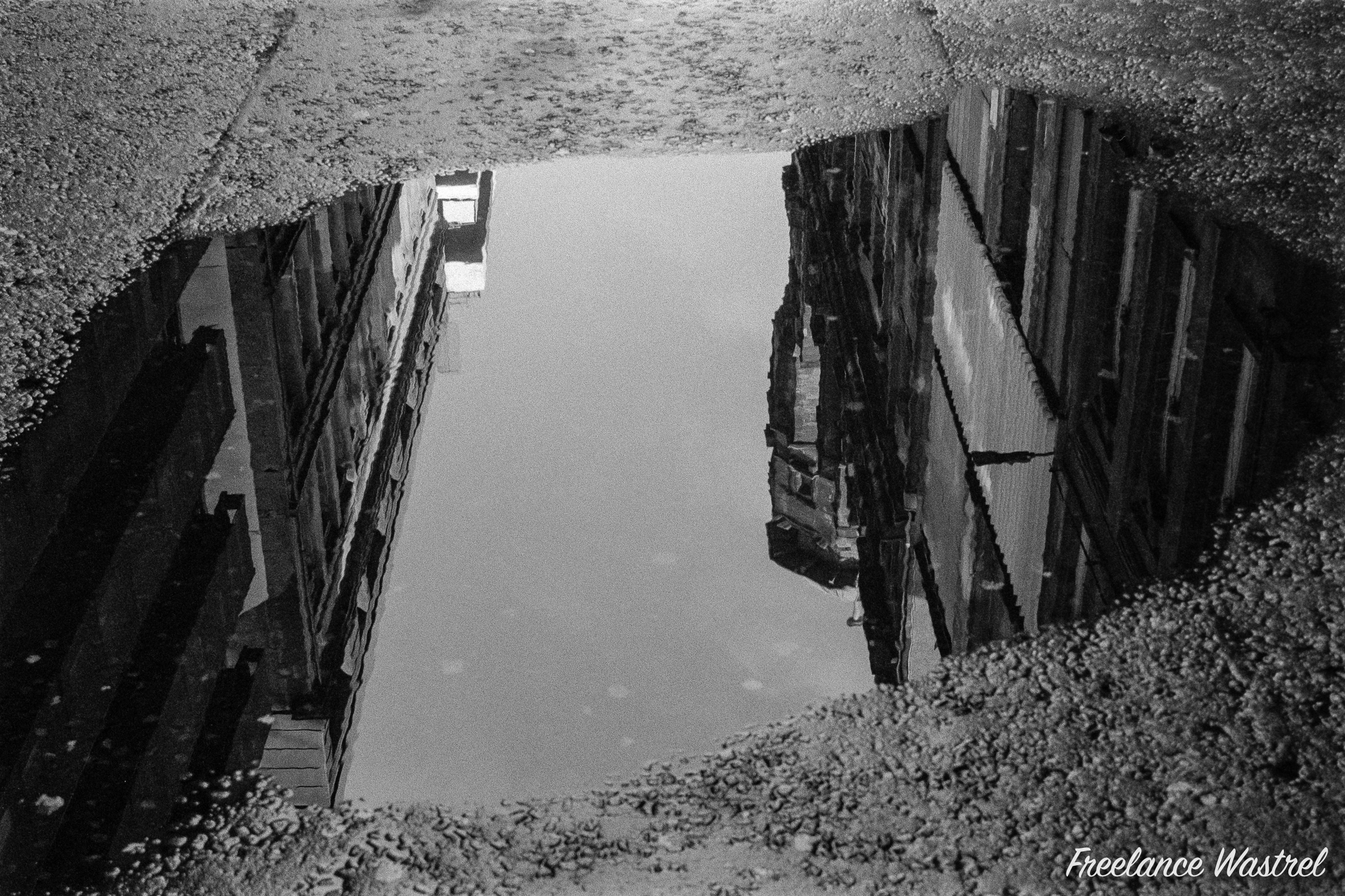 Reflecting on Mitchell Street, Glasgow