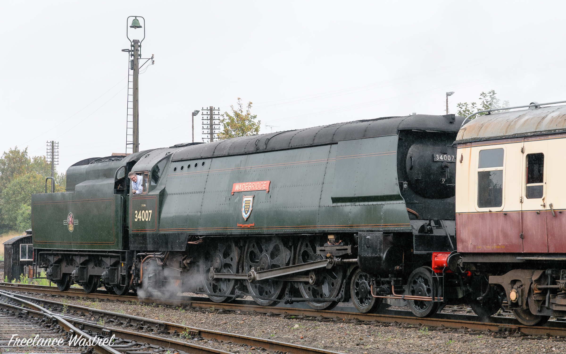 SR West Country class 4-6-2 34007 WADEBRIDGE-20111008 (Loughborough Central, GCR)