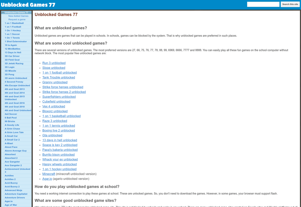Unblocked Games 77 Your Gateway To Play Games In Restricted Place Fancy Pants Adventure World 3 Unblocked.
