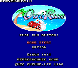 Out Run The Pc Engine Software Bible - Best Vintage Backgrounds in High Resolution